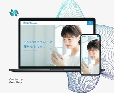 SNS運用代行を行っている企業のホームページ制作を行いました