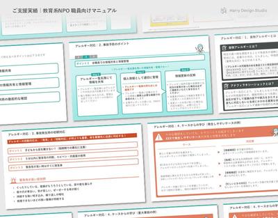 「教育系NPO 職員向けマニュアル」を作成ました