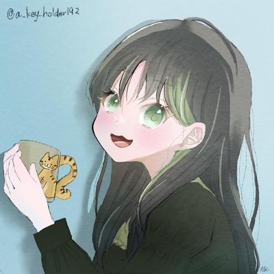 やわらかで繊細な雰囲気でXアカウント用アイコンを制作しました