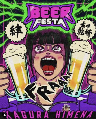 配信者のグッズに使用するイラストを制作しました