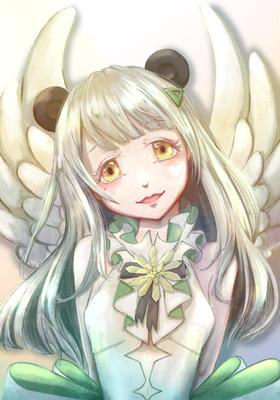 ストリーマーの１周年記念イラストと、アイコン用イラストを作成しました