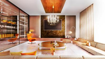 Rendering and photoshop-retouch for Relaxing roomました