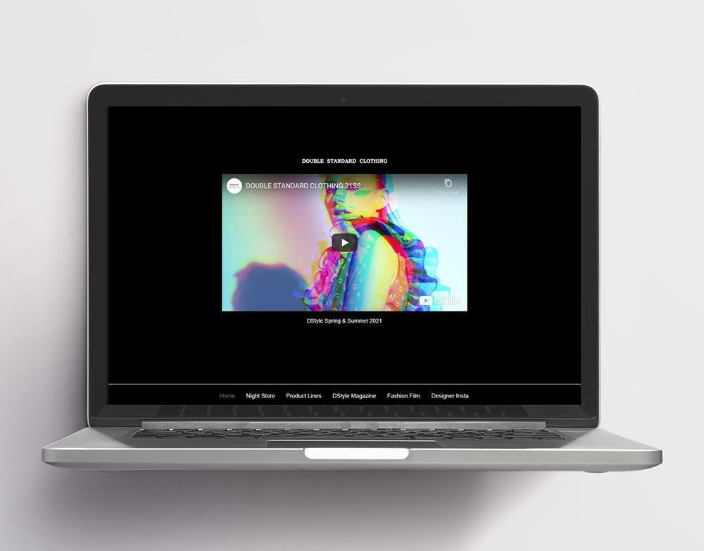 アパレルブランドのサイトを作成しました