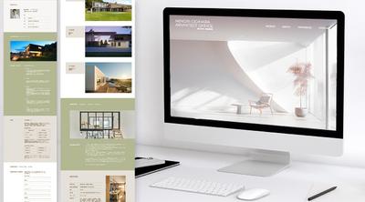 設計士事務所のHP制作しました
