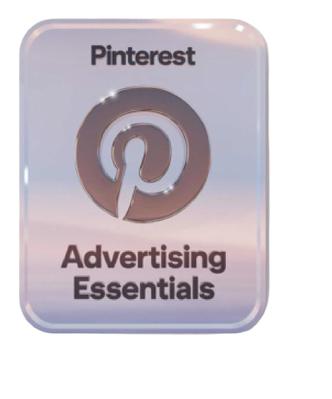 2025年4月Pinterestアドエッセンシャルバッチを取得しました