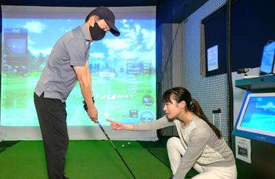 中村橋・CUBE GOLF HPにモデルとして出演しました