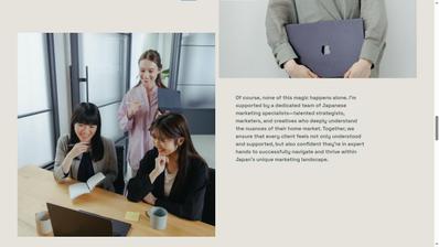 Marketing Agency ”5&5 Studios” HPに出演しました