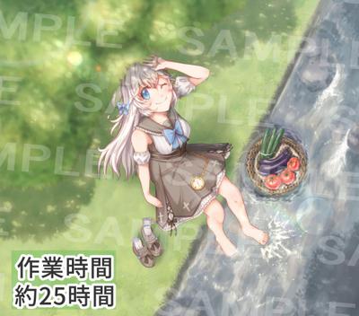 個人Vtuber様の一枚絵を制作させていただきました