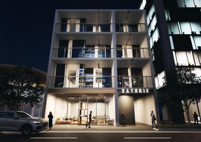 マンションの外観を制作しました