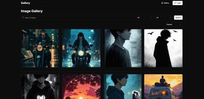 AIで生成する画像を管理するためのサイトを構築しました