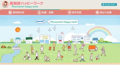 転職サイト「薬剤師ハッピーワーク」の企画・編集・執筆を担当しました
