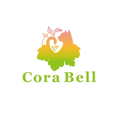 エクステリア、庭、外構工事のデザイン設計会社「Cora Bell」様のロゴを制作しました