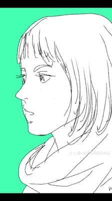 女性のイラストを描きました