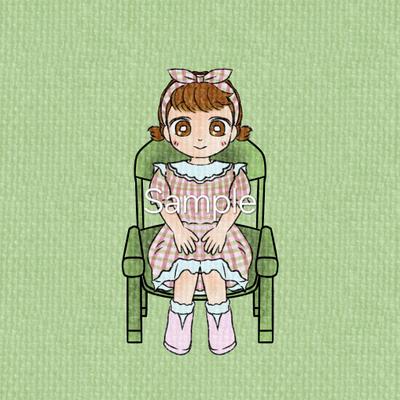 デジタル作画にて、オリジナルキャラクターを制作いたしました