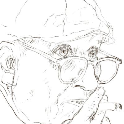 似顔絵描きました
