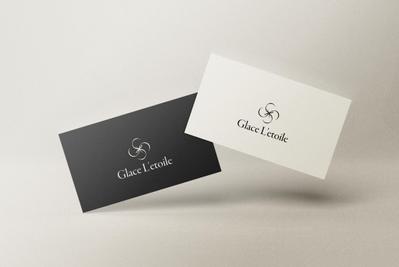 東麻布アイスクリームコース専門店 ● Glace L'etoileのロゴデザインを作成しました