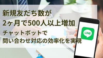 【士業×MARKELINE】
2ヶ月で500人以上の新規友だち獲得し、集客と対応効率化を実現しました