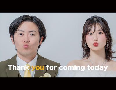 結婚式オープニングムービー制作を担当しました