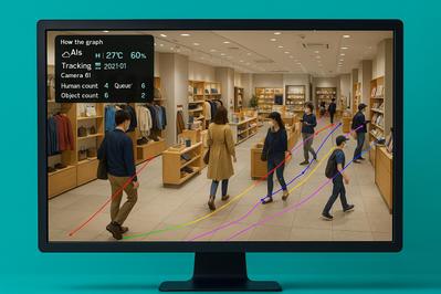 店舗内顧客動線分析システムを開発しました