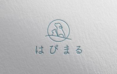 はぴまる様のロゴをデザインいたしました