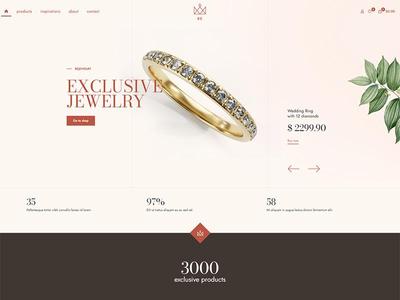 高級ジュエリーのECサイトデザインました