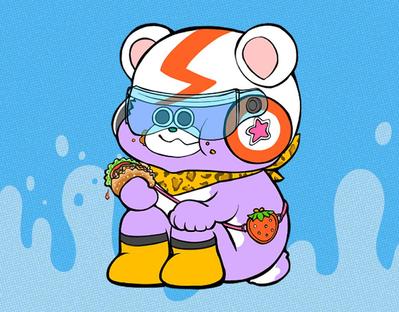 漫画の素材としてクマちゃんを制作致しました