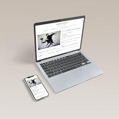 Olive Journal（市民がつくるパレスチナ情報サイト）をSTUDIOで制作しました