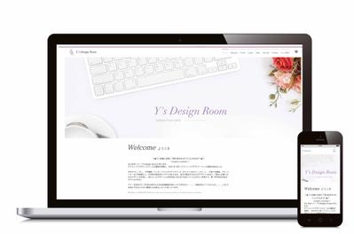 Wix EditorでY's Design Room ポートフォリオを制作しました