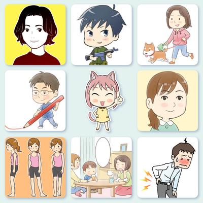 イラスト他を作成しました
