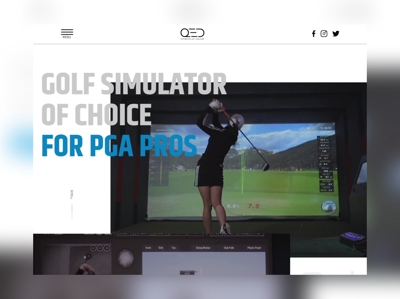 ゴルフシミュレーターのサイトを制作いたしました