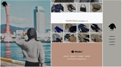 ファッションのデモサイトを作成しました