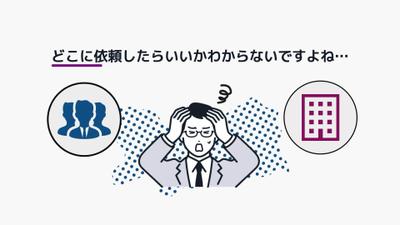 シンプルな広告・サービス紹介動画を作成いたしました