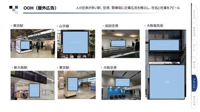 屋外広告のデザインと掲示場所選定ました