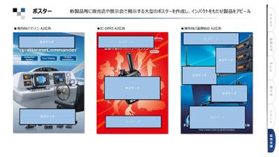 製品ポスターました