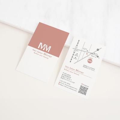 美容室HAIR SALON Magicの名刺を制作しました