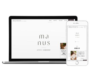 ピラティススタジオのサイトを制作しました