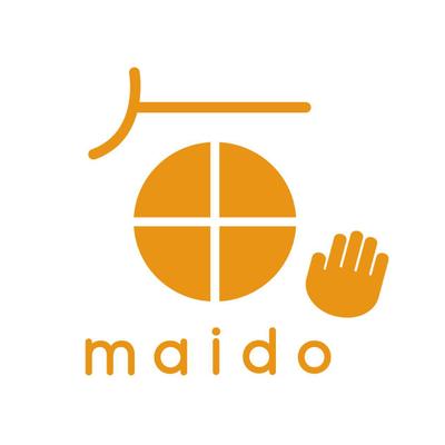 会社名「maido」のロゴデザインをしました