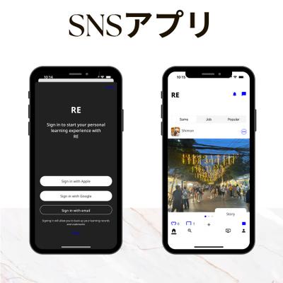 SNSアプリケーションの開発支援させていただき
ました