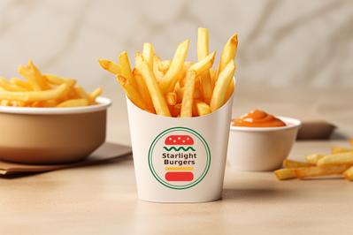 ハンバーガーショップのロゴデザインを作成ました
