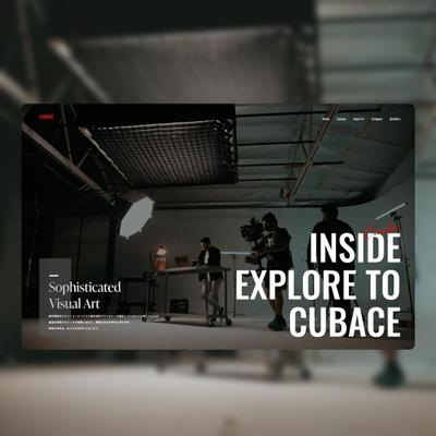 CUBACEのホームページ制作致しました