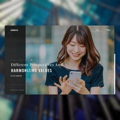CoHarm Ltd株式会社のサイト制作致しました