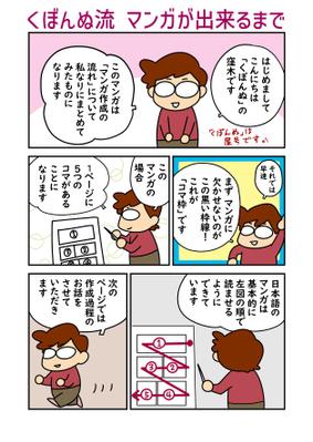 マンガ作成についての説明をするマンガを作りました