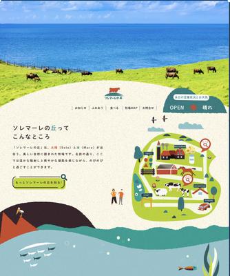 牧場サイトを作成しました