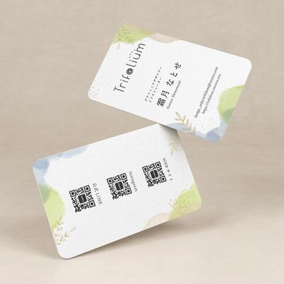 自分の名刺をデザインしました