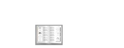 人の似顔絵を使用した雑誌の挿絵を制作しました