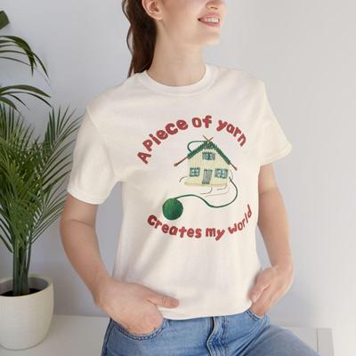 編み物好きのためのTシャツデザインを制作しました