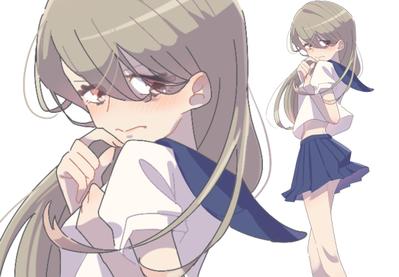 アニメテイストのイラストを制作しました