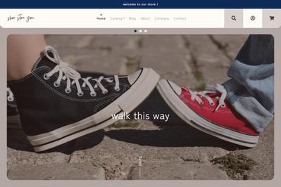 Shopifyテーマ「Dawn」をカスタマイズしてオリジナルのスニーカーECサイト（架空）を構築しました