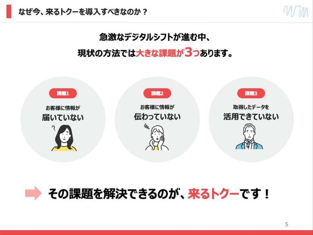 【PowerPoint資料】ウィルマーケティング株式会社様の営業資料を作成し
ました