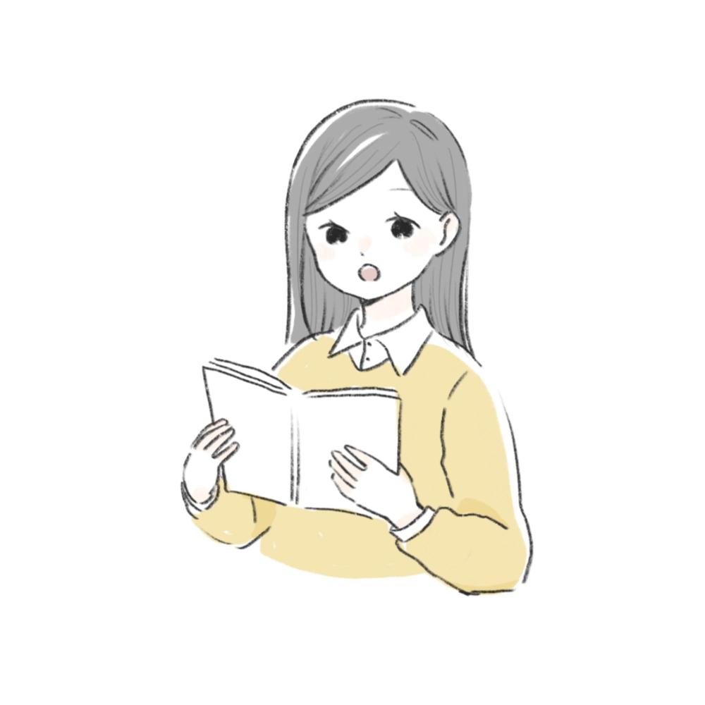 学生向けコンテンツを想定した人物イラストを制作しました